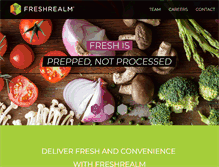Tablet Screenshot of freshrealm.com